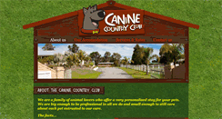 Desktop Screenshot of caninecountryclubwa.com
