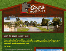 Tablet Screenshot of caninecountryclubwa.com